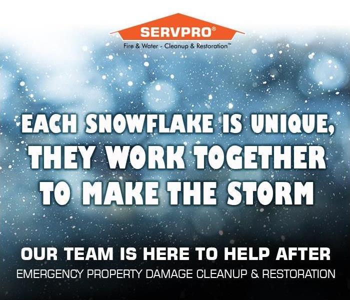 SERVPRO and Snowflakes 